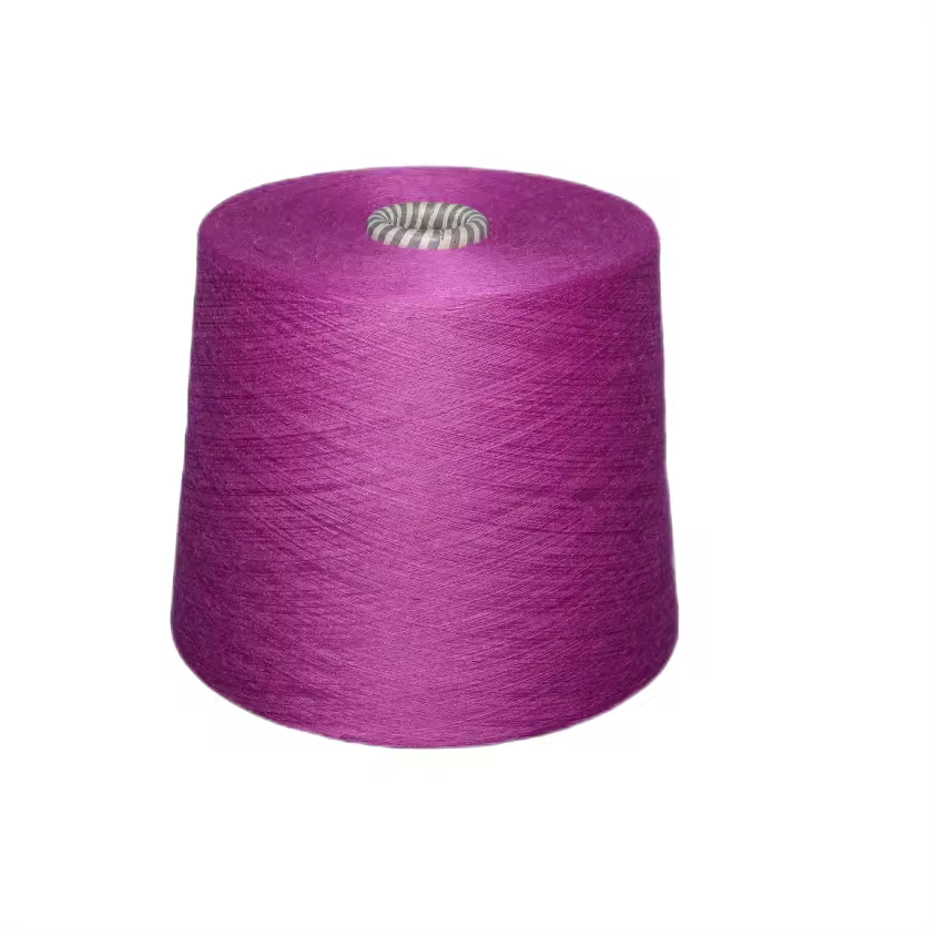 100% Polyester Yarns Ring Spun Yarn for Fabrics 32s/1 Polyester