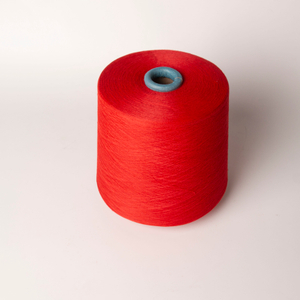 រោងចក្រចិន 100% Ring Spun Yarn Red 20s/3 for Weaving Knitting