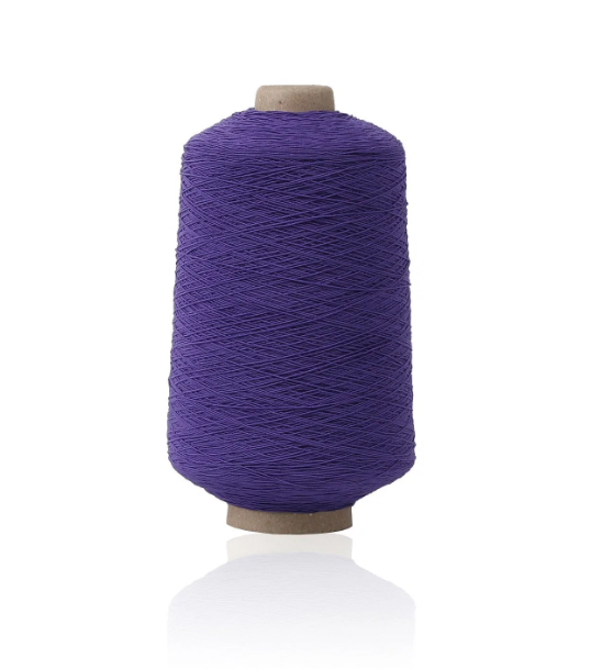 Високоеластична предива #1007070 прекривена најлонском гумом за ткање и плетење