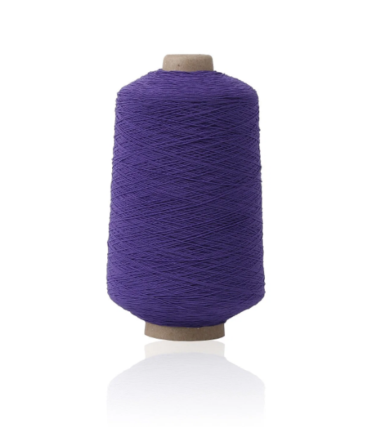 907575 Fine Latex and Polyester Double Covered Yarn Cheap and Durable Knitting Thread