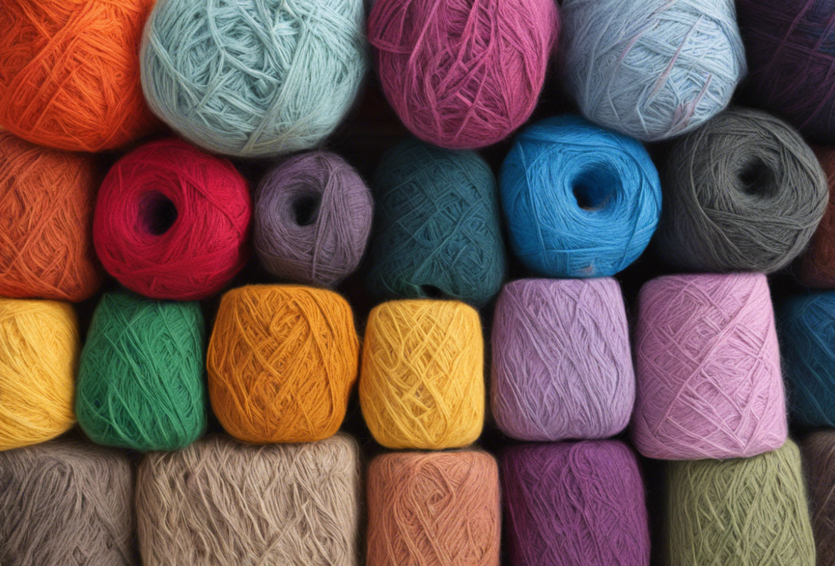 Colorful Recycled Cotton Yarn