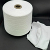 Wholesale Spun Yarn Raw White Ring Spun Polyester Yarn 30S/1 for Knitting