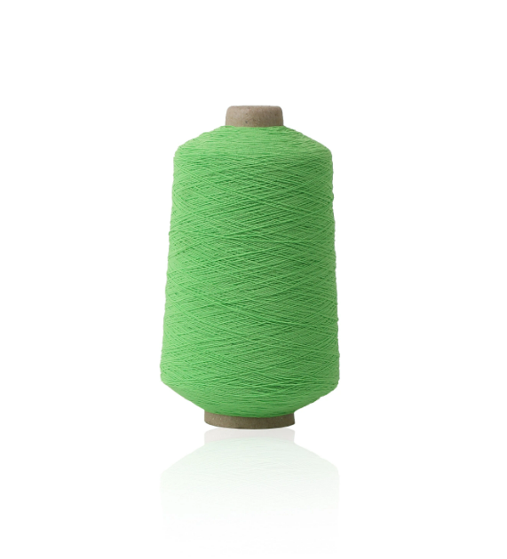 Fil de caoutchouc polyester 100#7575 pour fabriquer des chaussettes