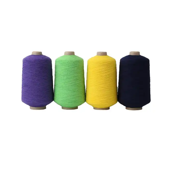 High Elastic #1007070 Nylon Rubber Covered Yarn For Weaving And Knitting