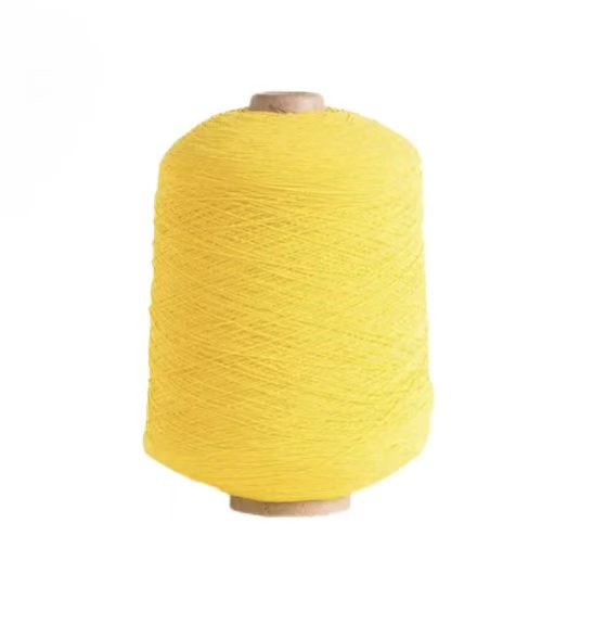 Latex-Coated Elastic Rubber Yarn with Polyester Blend (907575)